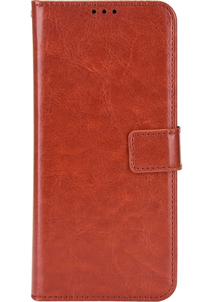 Xiaomi Black Shark Için 5 Çılgın At Doku Çarpışma Geçirmez Telefon Kılıfı, Pu Deri Stand Cüzdan Flip Cover-Brown (Yurt Dışından) fırsatları