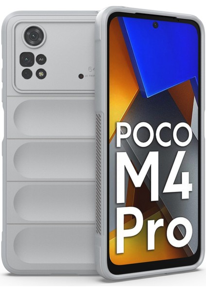 Xiaomi Poco M4 Pro 4g Damla Geçirmez Tpu Telefon Kapağı Kayma Önleyici Önleyici Geri Dönen Gri Gri (Yurt Dışından)