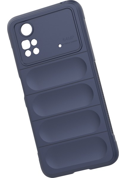 Xiaomi Poco M4 Pro 4g Damla Geçirmez Tpu Telefon Kapağı Kayma Önleyici Önleyici Geri Dönen, Case-Dark Blue (Yurt Dışından) fırsatları