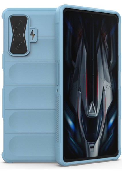 Xiaomi Için Yumuşak Tpu Kılıfı Poco F4 Gt/redmı K50 Oyun Şok Geçirmez Sağlam Arka Kapak Cep Telefonu Kabuk Baby Blue (Yurt Dışından)