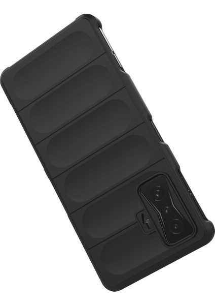 Xiaomi Için Yumuşak Tpu Kılıfı Poco F4 Gt/redmı K50 Oyun Şok Geçirmez Sağlam Arka Kapak Cep Telefonu Kabuk Black (Yurt Dışından)