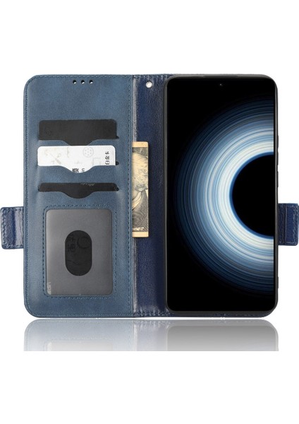 Xiaomi 12T 5g/redmi K50 Ultra 5g, Baskılı Üçgen Desen Pu Deri Cüzdan Stand Folio Flip Koruyucu Kapak Mavisi (Yurt Dışından) fiyatları