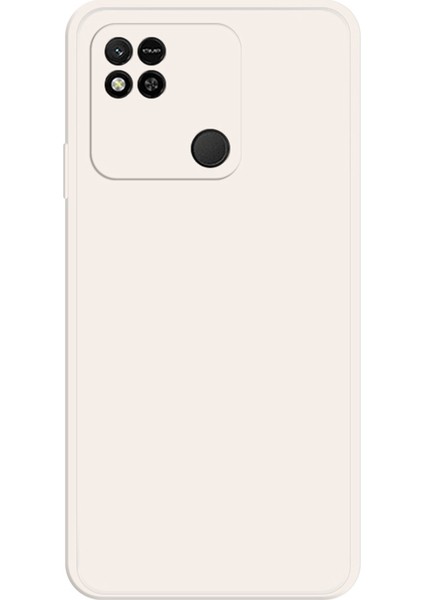 Xiaomi Redmi Için 10A Düz Kenar Ka Tpu Koruyucu Kılıf Mikrofiber Astar Cep Telefonu Geri Kapak Bej (Yurt Dışından)