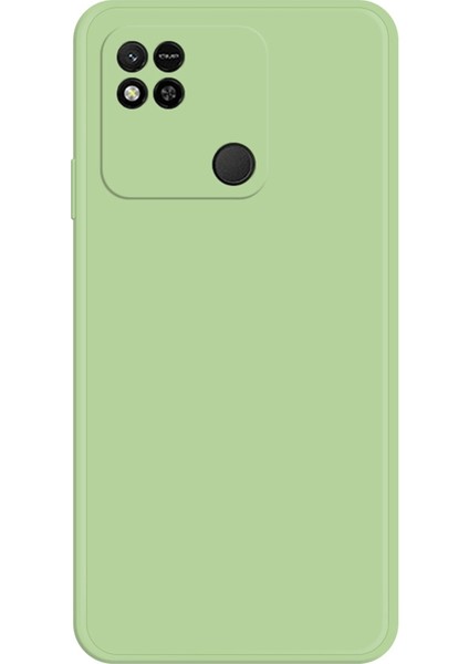 Xiaomi Redmi Için 10A Düz Kenar Ka Tpu Koruyucu Kılıf Mikrofiber Astar Cep Telefonu Arka Kapak Yeşili (Yurt Dışından)