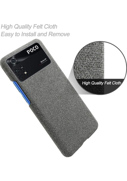 Xiaomi Poco M4 Pro 4g Anti Dust Anti Dust Telefon Kabuğu Çizgiye Döküm Anti Sabit Pc+Bez Telefon Geri Geri Grey (Yurt Dışından) fırsatları