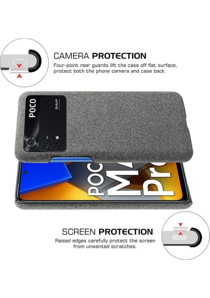 Xiaomi Poco M4 Pro 4g Anti Dust Anti Dust Telefon Kabuğu Çizgiye Döküm Anti Sabit Pc+Bez Telefon Geri Geri Grey (Yurt Dışından) indirimleri