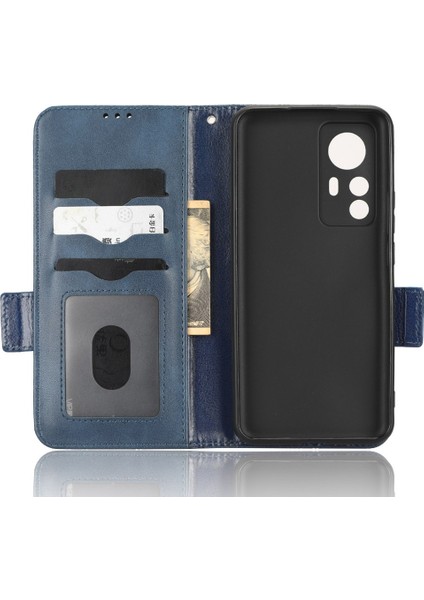 Xiaomi 12T 5g/redmi K50 Ultra 5g, Baskılı Üçgen Desen Pu Deri Cüzdan Stand Folio Flip Koruyucu Kapak Mavisi (Yurt Dışından) indirimleri