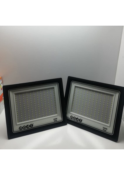 Noas LED Projektör 200W 6500K Beyaz Işık 2 Adet YL70-1200