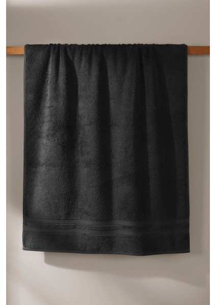 Serenity %100 Pamuk Banyo Havlusu Antrasit 70x140