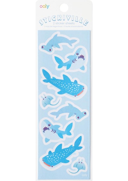 Ooly Stickiville Çıkartmalar - Sharks & Rays