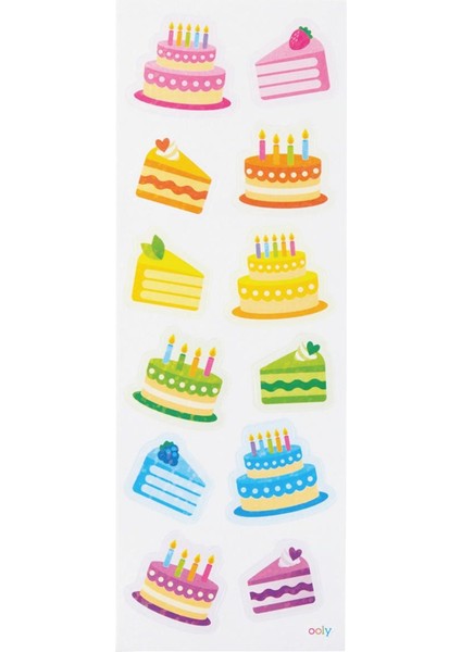 Ooly Stickiville Çıkartmalar - Birthday Cakes