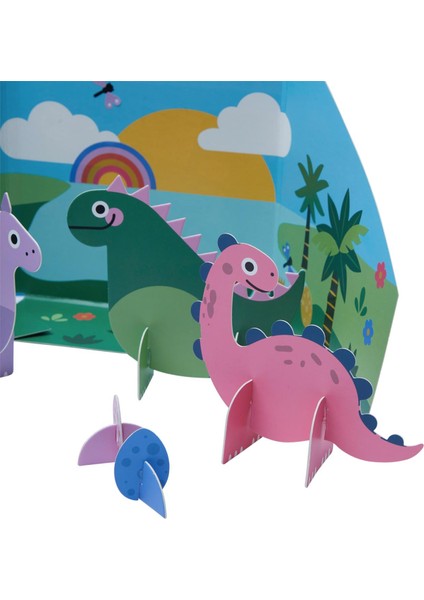 Ooly Pop! Make & Play Açılabilir Oyun Seti - Dino Land