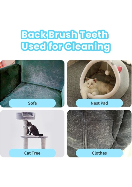 Sulu Kedi Saç Fırçası, 2'Si 1 Arada Temizleme Fırçası Kedi, Kediler Için Yapışkan Fırça (Yurt Dışından) modelleri