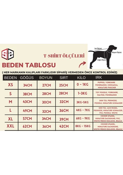 Yeni Pou Serisi - Vizon 0-30kg Köpek Tshirt KK-104