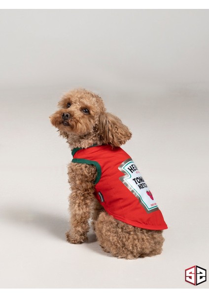 Mustard Yazlık Köpek Atlet Kedi,köpek Kıyafeti Küçük Irklar KK-112