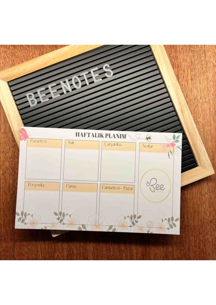 Pembe Renkli Haftalık Planlayıcı To Do List