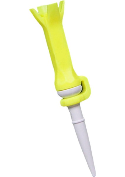 Profesyonel Golf Tees Golf Uygulaması 4 Çatal Pençe Üst Dayanıklı '' Sarı (Yurt Dışından)