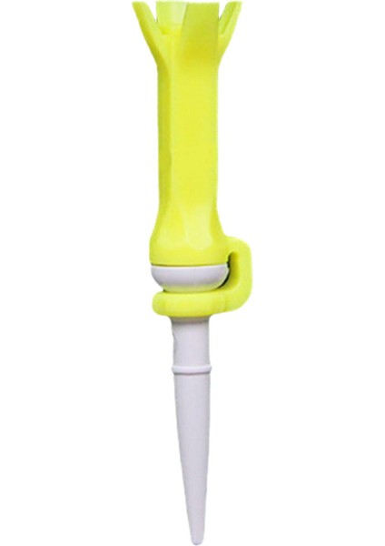 Profesyonel Golf Tees Golf Uygulaması 4 Çatal Pençe Üst Dayanıklı '' Sarı (Yurt Dışından)