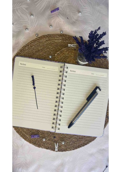 Piri Reis Haritası Sert Kapak Spiralli Lastikli Çizgili Defter