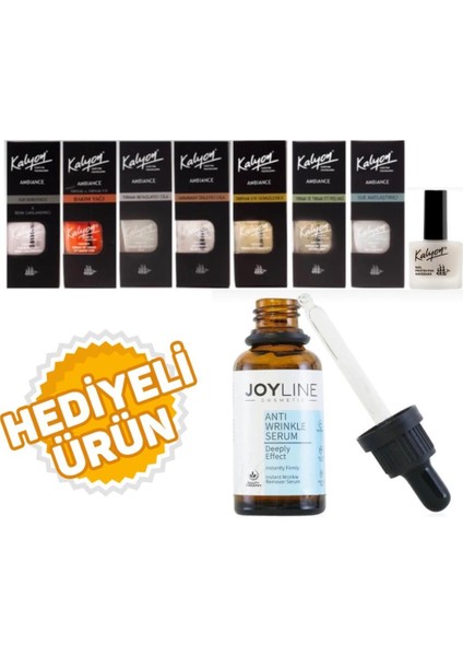 8'li Set - Joy Line Anında Botoks Etkili,kolajen Artırıcı, Celumer Deniz Özü ve Jambu Özlü Serum