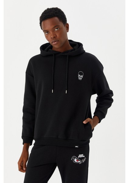 NFR-M500241 No Fear Kapüşonlu Sweatshirt