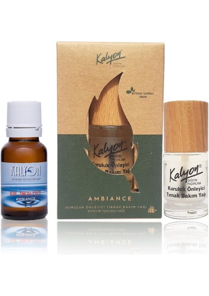 Oje Çözücü - Kalyon Bitkisel Kuruluk Önleyici Tırnak Bakım Yağı 11 ml