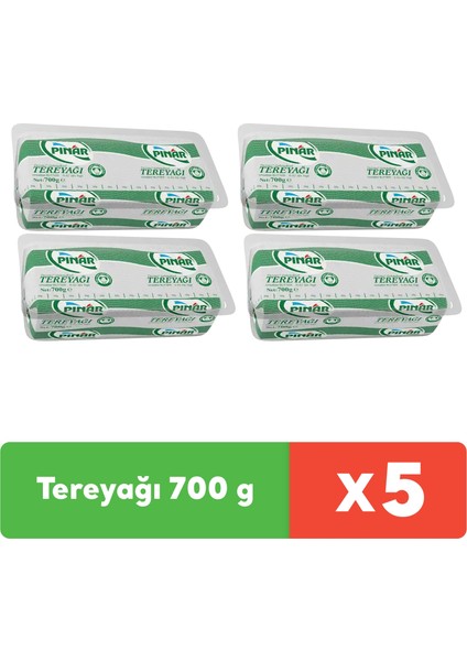 Tereyağı 700 g x 5 Adet