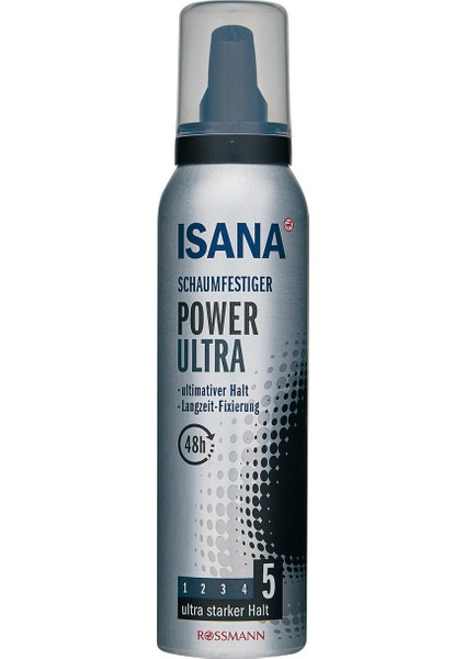 Power Ultra Saç Köpüğü 48 Saate Kadar Etkili Uv-Filtreli 150 ml