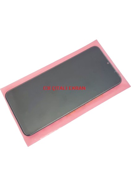 Oppo Realme C3i (RMX2027) LCD Ekran Dokunmatik Orijinal (Çıtalı) Tamir Seti