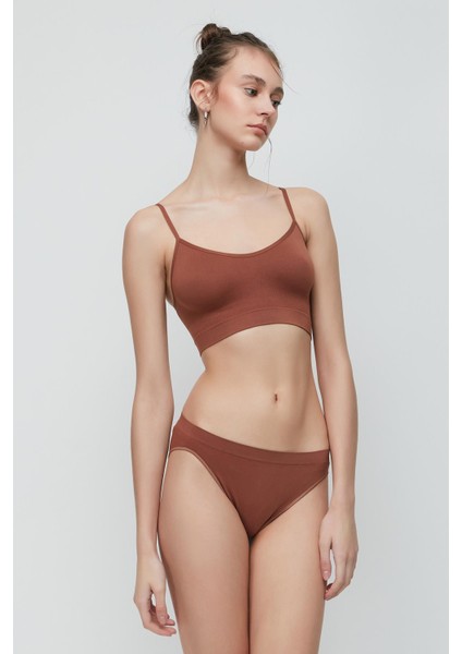 C13001 Dikişsiz Slip Külot Kahverengi fiyatları