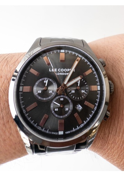 Multifonksiyon Çelik Erkek Kol Saati Siyah