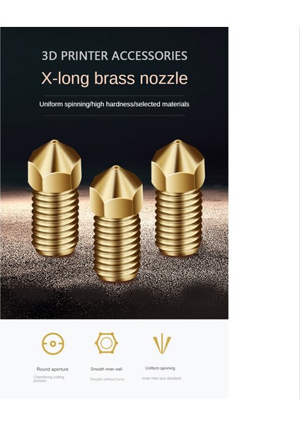 Ankermake D Yazıcı Için Ed3 Mk8 Isıtma Blokları Için 5 Adet Pirinç Nozul (Yurt Dışından) fiyatları