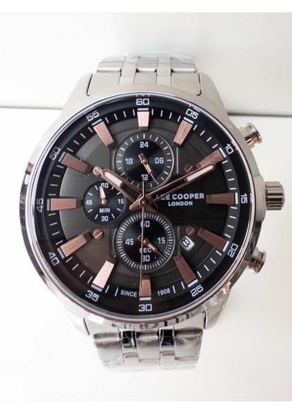 43 mm Dual Time Çelik Erkek Kol Saati fırsatları