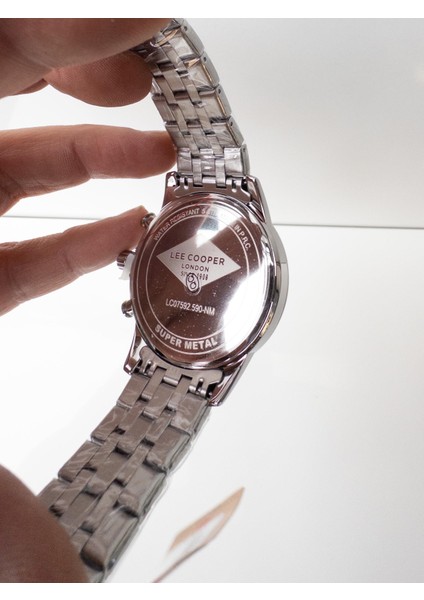 43 mm Dual Time Çelik Erkek Kol Saati