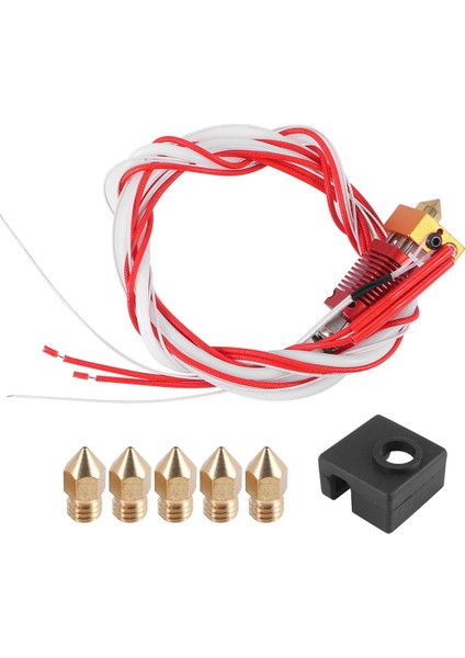 3D Yazıcı Ekstruder 3/3 Pro Için Birleştirilmiş Mk8 Sıcak Uç Kiti (Yurt Dışından)