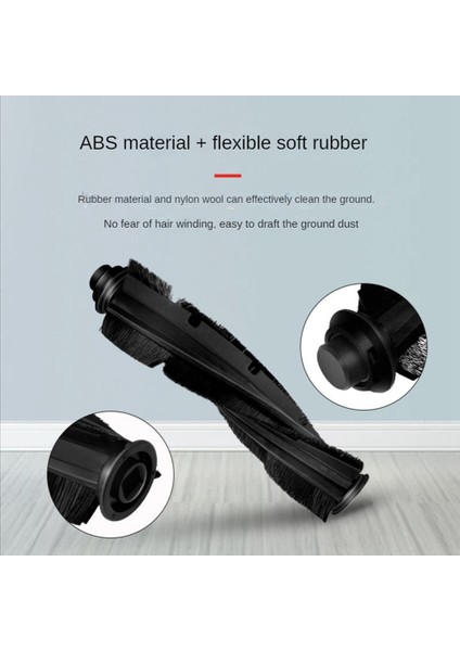 2 Adet Ana Fırça Için Uyumlu Ion Robot R85 S86 R71 RV871 AV752 Elektrikli Süpürge Aksesuarları Parçaları Değiştirin (Yurt Dışından)