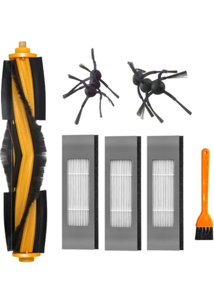 11 Adet Aksesuar Kiti Deebot Ozmo 920/950/T5/T8/T8 /t8 Max/n7/n8 Elektrikli Süpürge Ana Yan Fırça Filtresi (Yurt Dışından)