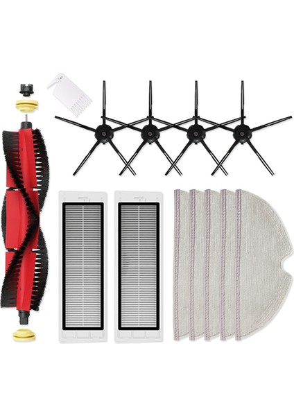 1 S Için S5 S5 Max S6 S6 Maxv S6 Saf S502-00 S502-02 E4 E5 Robotlu Süpürge Parçaları Fırça Filtresi (Yurt Dışından)