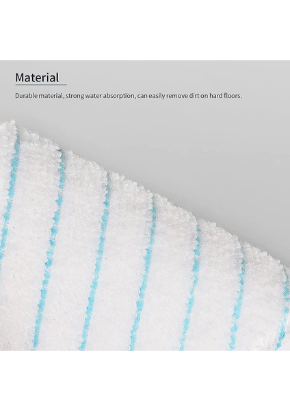 150 Adet Mikrofiber Paspas Pedleri Deebot Ozmo T8 T8 T9 Elektrikli Süpürge Yıkanabilir Paspas Bezi Paçavra (Yurt Dışından)