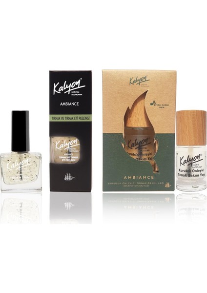 Tırnak Eti Peelingii - Kalyon Bitkisel Kuruluk Önleyici Tırnak Bakım Yağı 11 ml