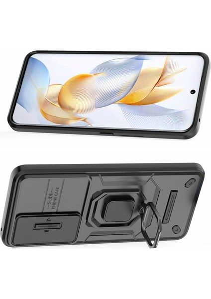 Honor 90 5g Için Telefon Kılıfı [düşmeye Karşı Koruma] Araba Manyetik Halka Tutuculu (Yurt Dışından) fiyatları