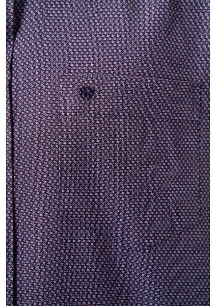 Regular Fit Paşa Yaka Lila Spor Erkek Gömlek GM23K232050_D44 modelleri