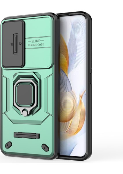 Honor 90 5g Için Telefon Kılıfı [düşmeye Karşı Koruma] Araba Manyetik Halka Tutuculu (Yurt Dışından)