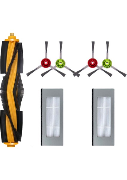 DN55 DN520 DN33 DN36 Robotlu Süpürge Aksesuarları Yedek Parçalar Filtre Ana Fırça Yan Fırça (Yurt Dışından)