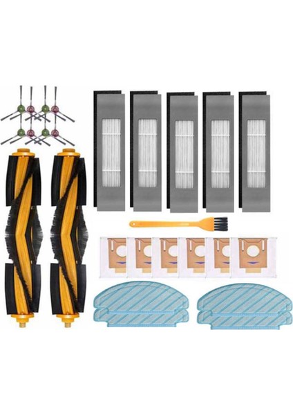 26 Adet Deebot Ozmo T8 T8 Max T9 T8 Serisi N8 Pro N8 Pro + Robotlu Süpürge Ana Fırça Filtresi Paspas Bezi (Yurt Dışından) fiyatları