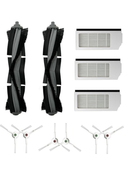 Deebot X1 Omnı T10 Turbo Elektrikli Süpürge Robotu Hepa Filtre Ana Yan Fırça Yedek Parça Aksesuarları (Yurt Dışından)