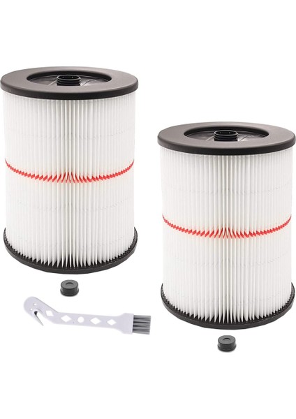 9-17816 Islak/kuru Için 2 Paket Yedek Filtre 5 6 8 12 ve Daha Büyük Galonluk Elektrikli Süpürgeye Uyar (Yurt Dışından)