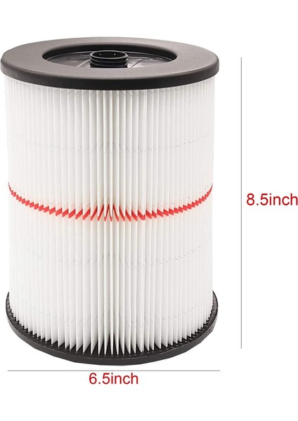 9-17816 Islak/kuru Için 2 Paket Yedek Filtre 5 6 8 12 ve Daha Büyük Galonluk Elektrikli Süpürgeye Uyar (Yurt Dışından)