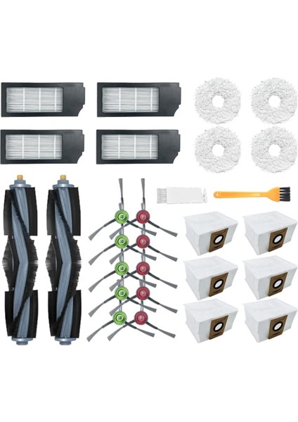 Ana Yan Fırça Hepa Filtre Paspas Bezi Deebot X1 Turbo/omni Robotlu Süpürge Yedek Parça Aksesuarları (Yurt Dışından)