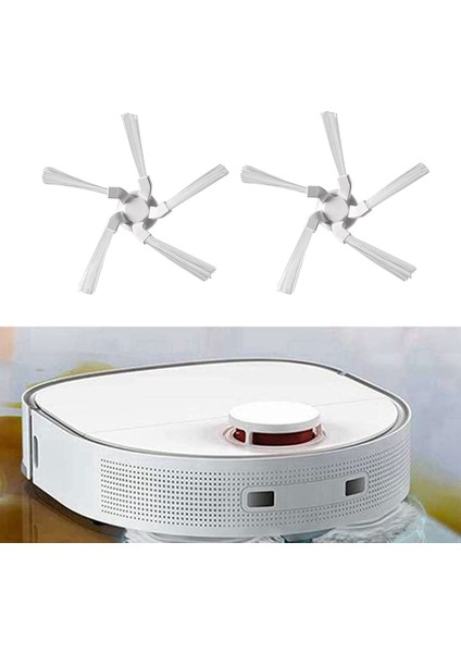 Bot W10 W10PRO Elektrikli Süpürge Için Yedek Hepa Filtre Kiti, 4 Adet Yan Fırçalar, 4 Adet Hepa Filtreler (Yurt Dışından)